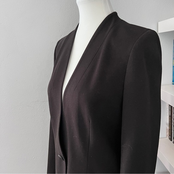 Madewell Black long Sleek Blazer with Tailored Fit size 6 - Picture 3 of 11